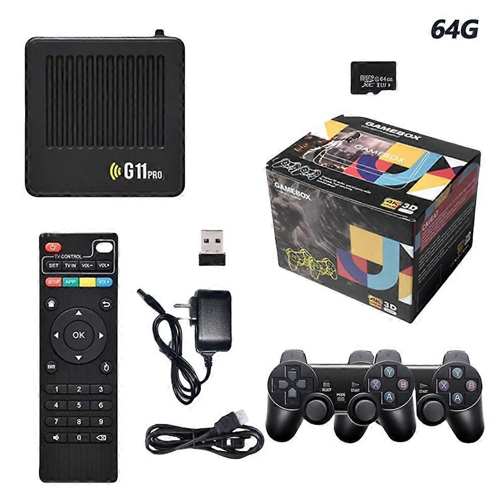 G11 Pro Game Box Video 256G Built in 40000+ Retro Games 4K HD TV Game Stick Video Game Console 2.4G Wireless Gamepad For PS1/PSP