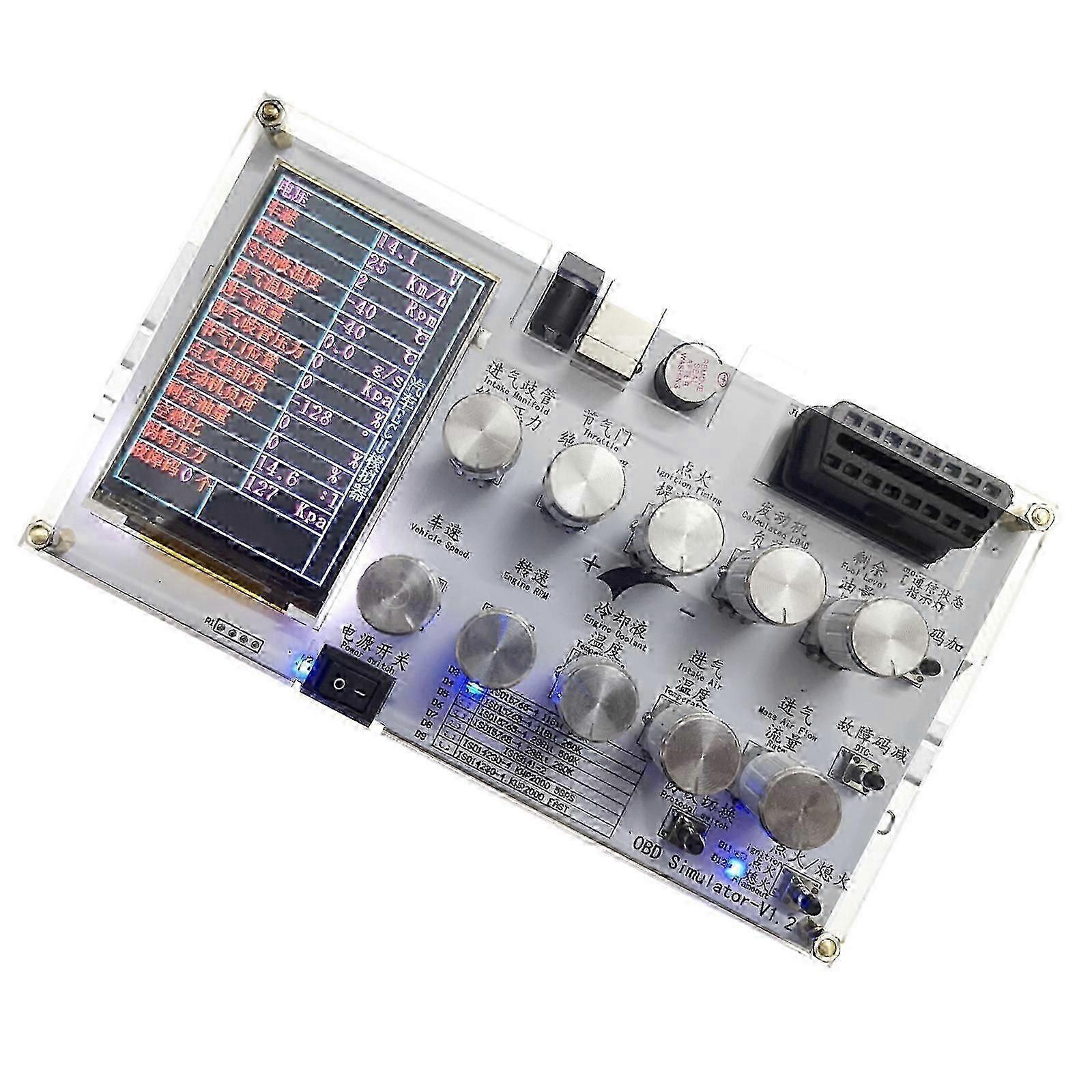 Car ECU Simulator/OBD Simulator/J1939/OBD II/ELM327 Development Test/CAN