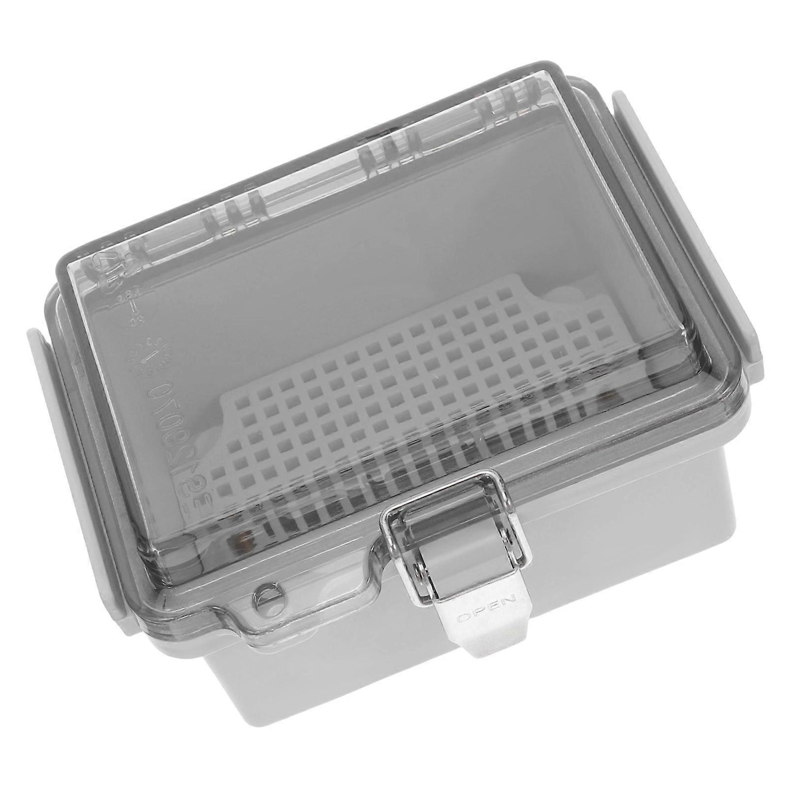 Waterproof ABS Electrical Junction Box with Stainless Steel Latch for Electronics Outdoor Use 9.84 x 7.09 x 3.54 Inches
