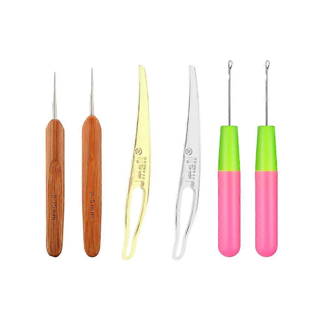 Knitting Needles Set for Hair Decor Featuring 1Set Dreadlocks Tools