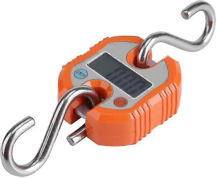 Lcd Digital Electronic Hanging Scale Ring Digital Fishing Hook Scale (orange) 26s