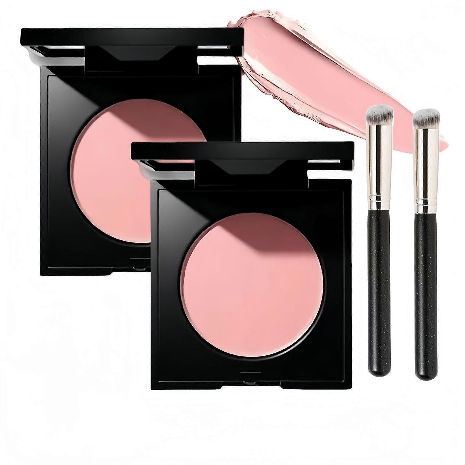 Waterproof Concealer Powder Pink Corrector for Dark Circles, Longwear Hydrating Coverage, 2Pcs