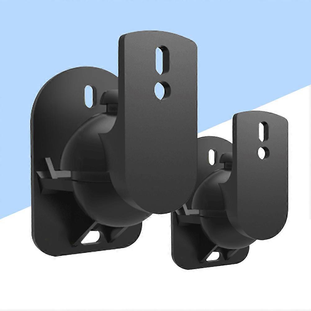 Speaker Wall Mount Holder for Mounting Use 1Pair Black Surround Sound Bracket