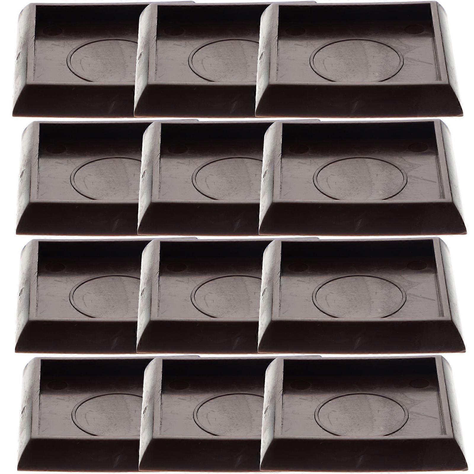 12Pcs Professional Bed Stoppers Multi-function Couch Stoppers Compact Chair Wheel Stoppers