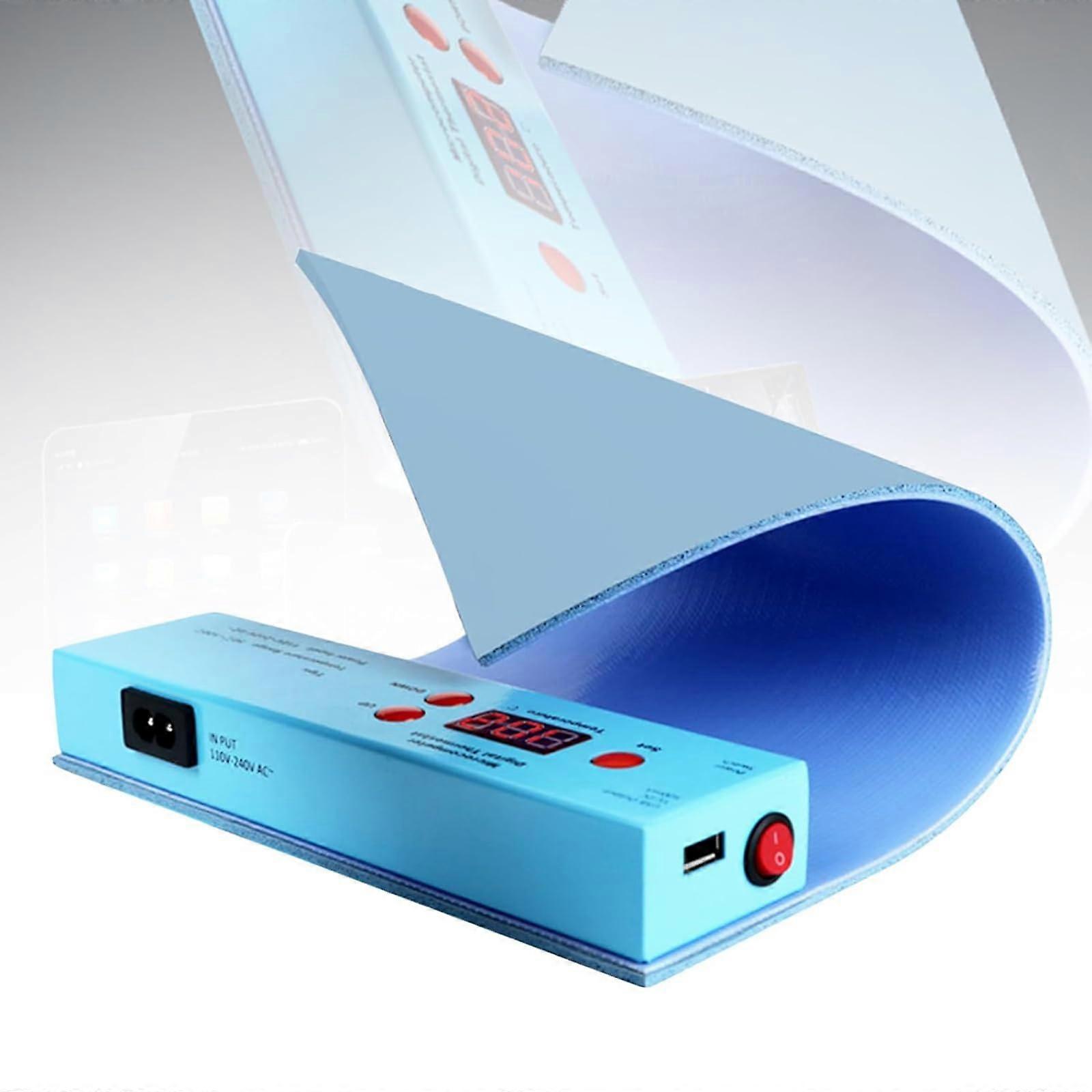 LCD Screen Separator with Fast Heating Soft Silicone Plate, Adjustable Temp 50120°C, Dual Voltage