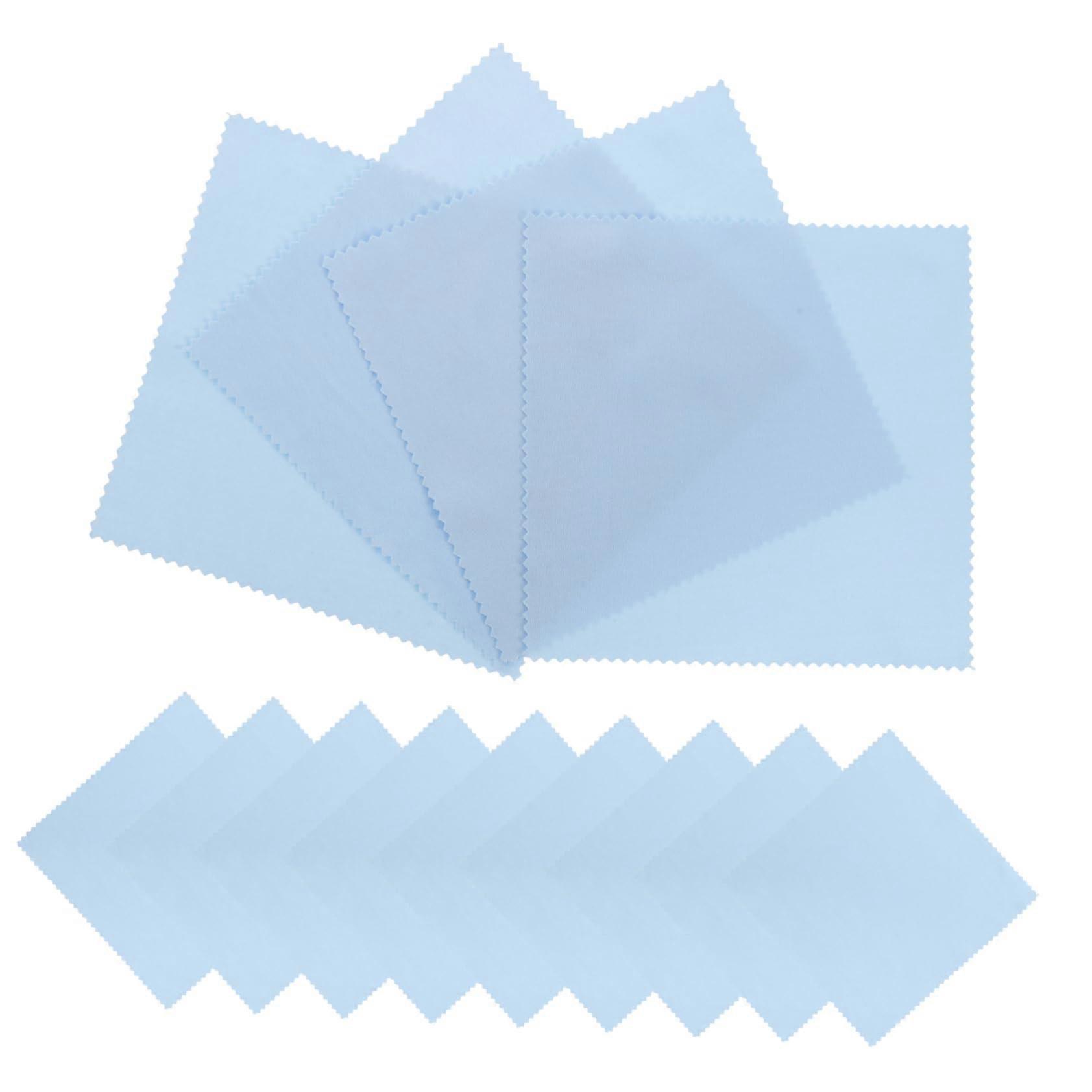 Microfiber Eyeglass Cleaning Cloths 50 Pack Scratch for Glasses Lenses and Electronics