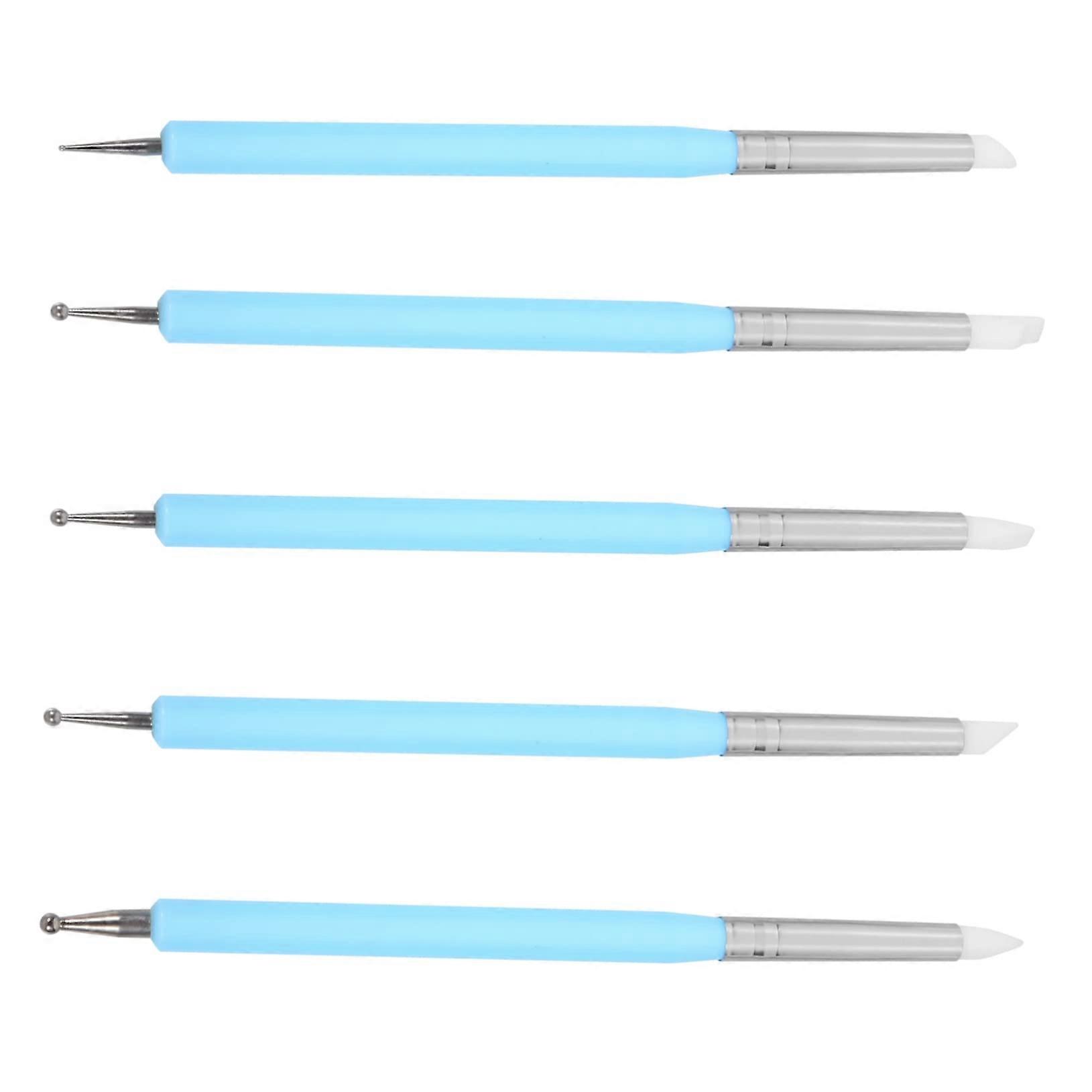 Double Ended Nail Art Pen Set with Precision Tips, Professional Manicure Brush Kit