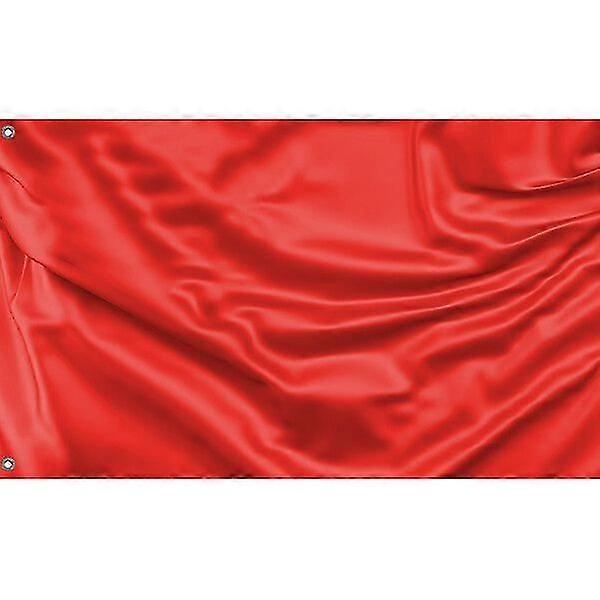 Plain Red Flag Pattern 040