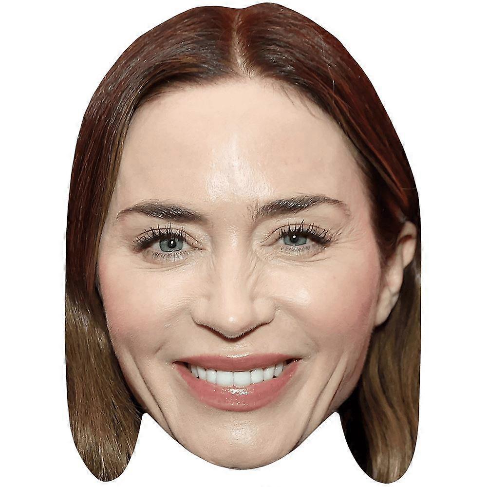 Emily Blunt (Lipstick) Big Head. Larger than life mask.