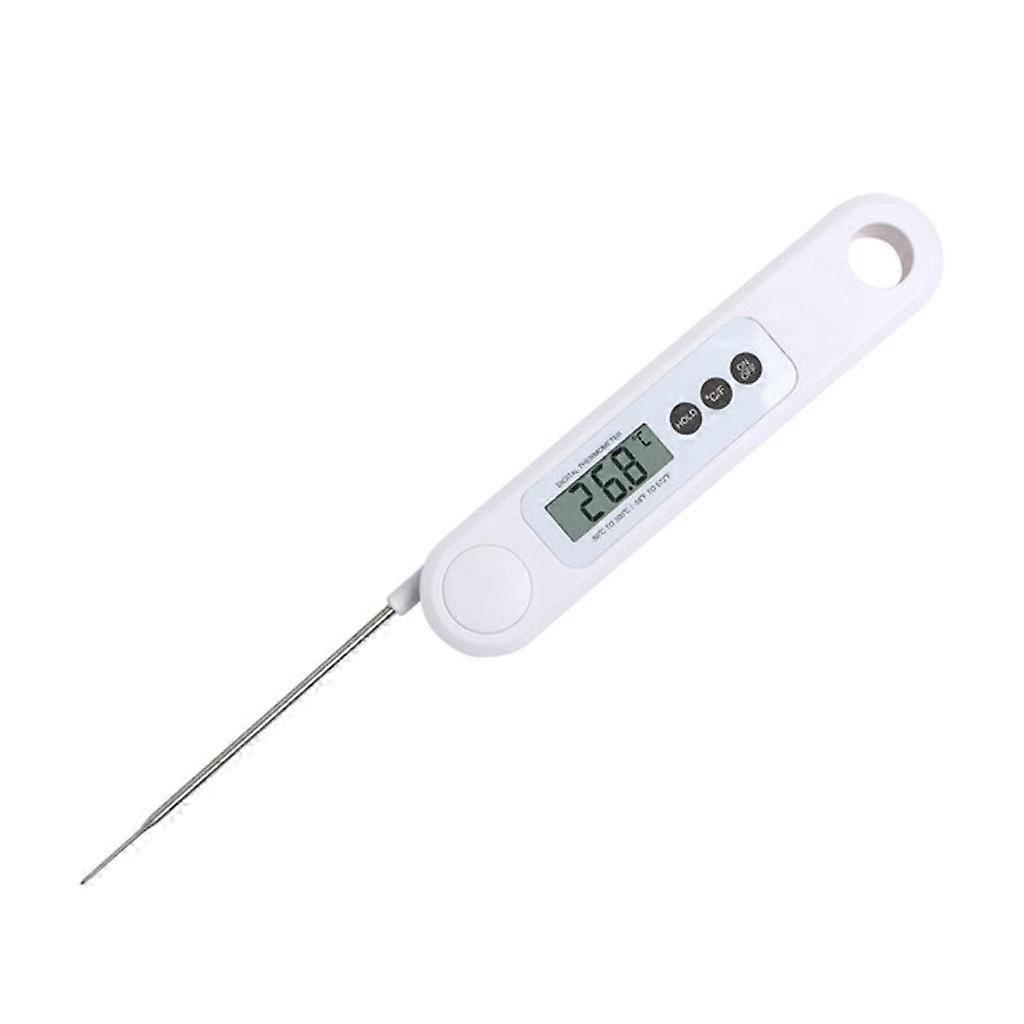 Instant Read Digital Meat Thermometer with Foldable Probe and Backlit LCD for Cooking BBQ