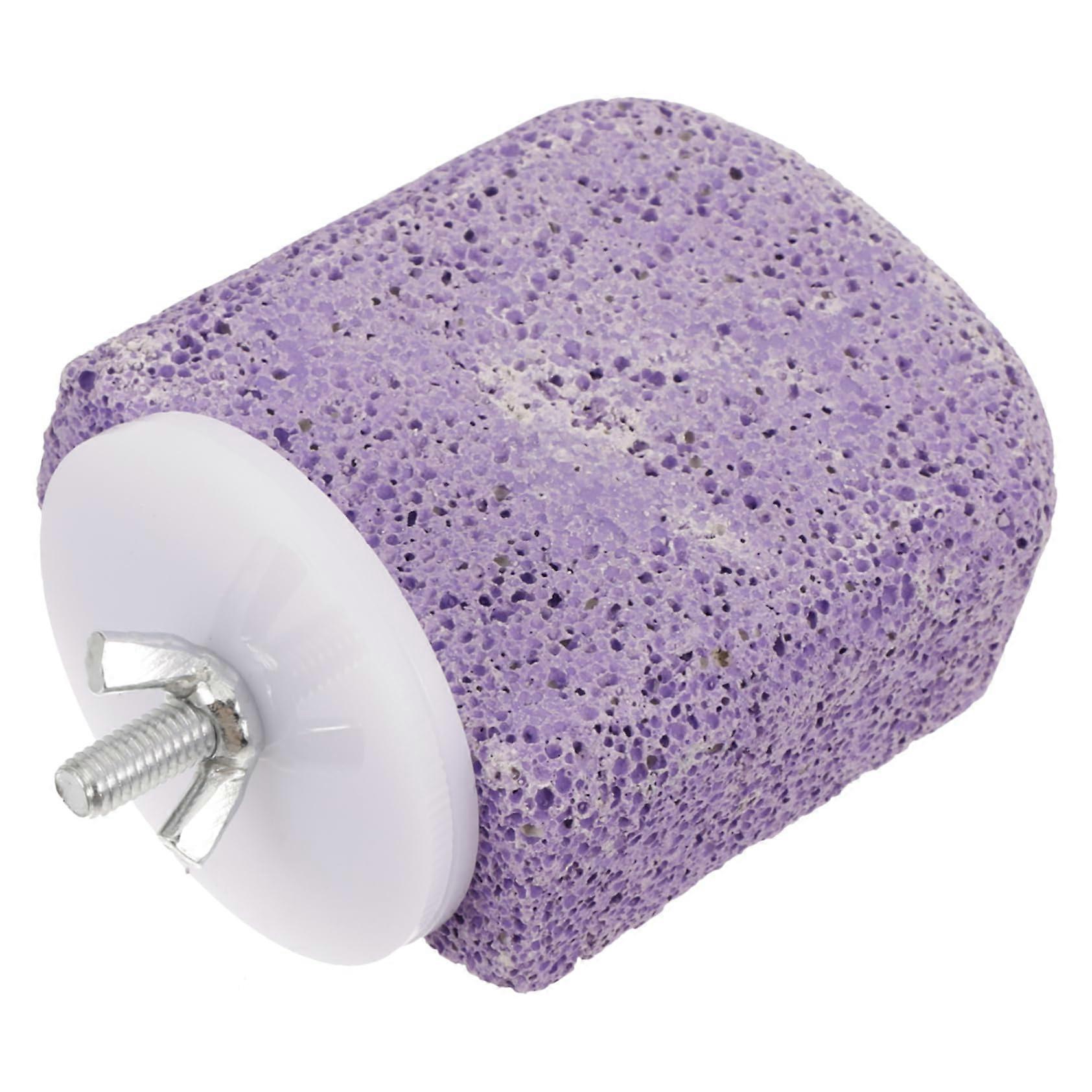 Parrot Perch Bird Platform with Claw Grinding Stick for Cage, Chewing Surface for Parakeets