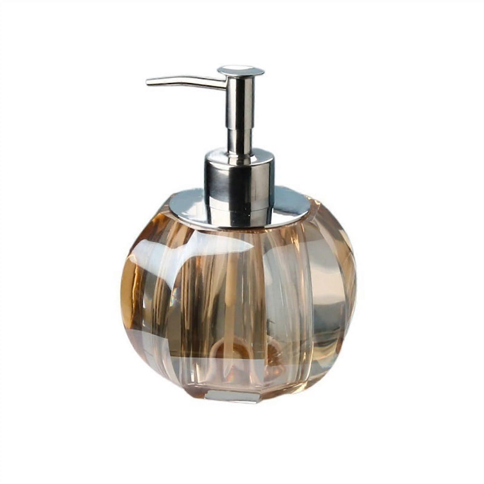 Crystal Soap Dispenser with Elegant Design for Bathroom Lotion and Precise Liquid Dispense