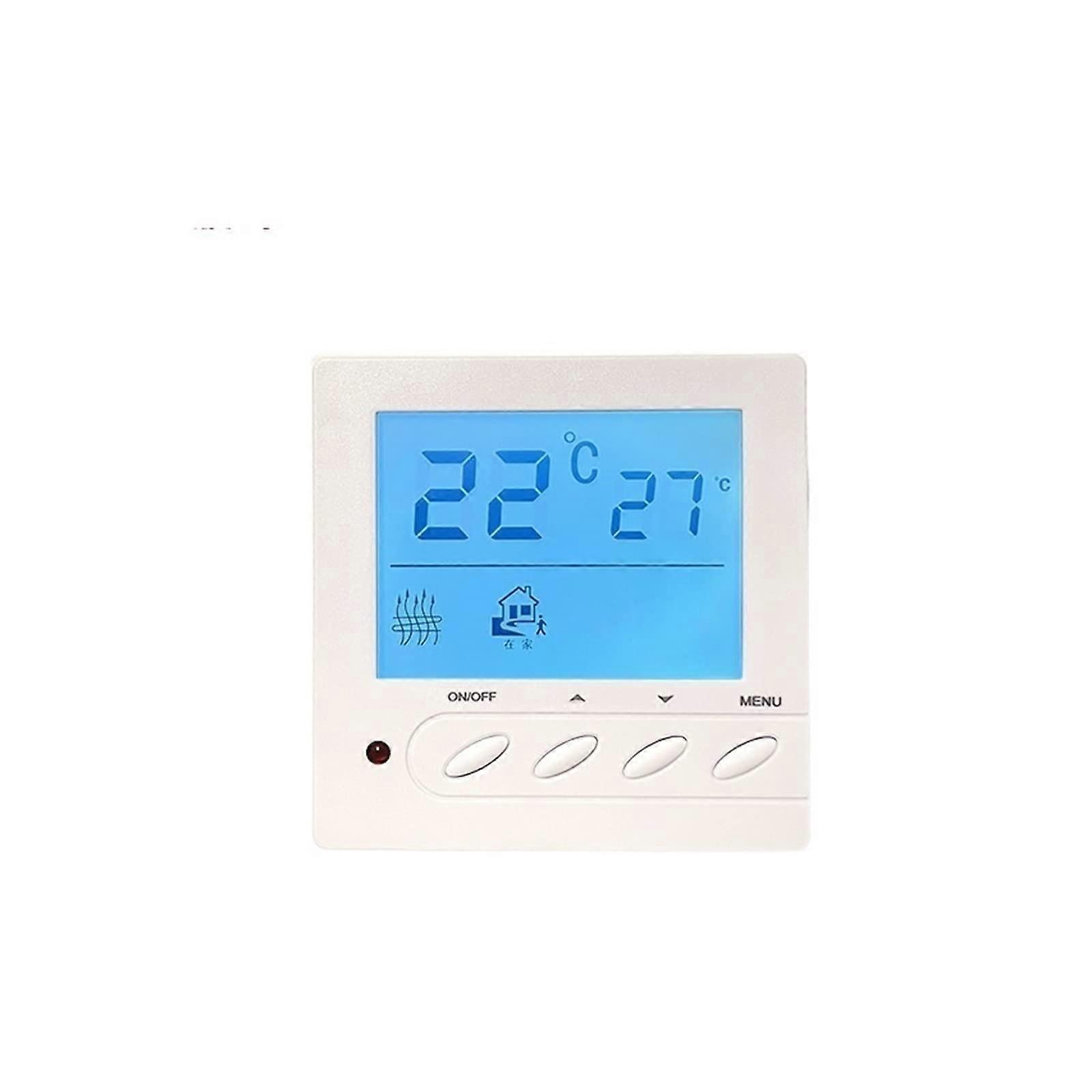 Underfloor Heating Thermostat LCD Touch Control Smart Temperature Controller for Water Floor Heating
