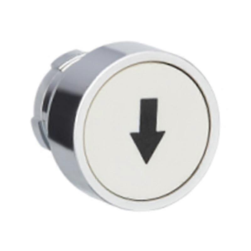 Industrial Push Button Switch Flat Head with Clear Function Symbols 5V Durable Control