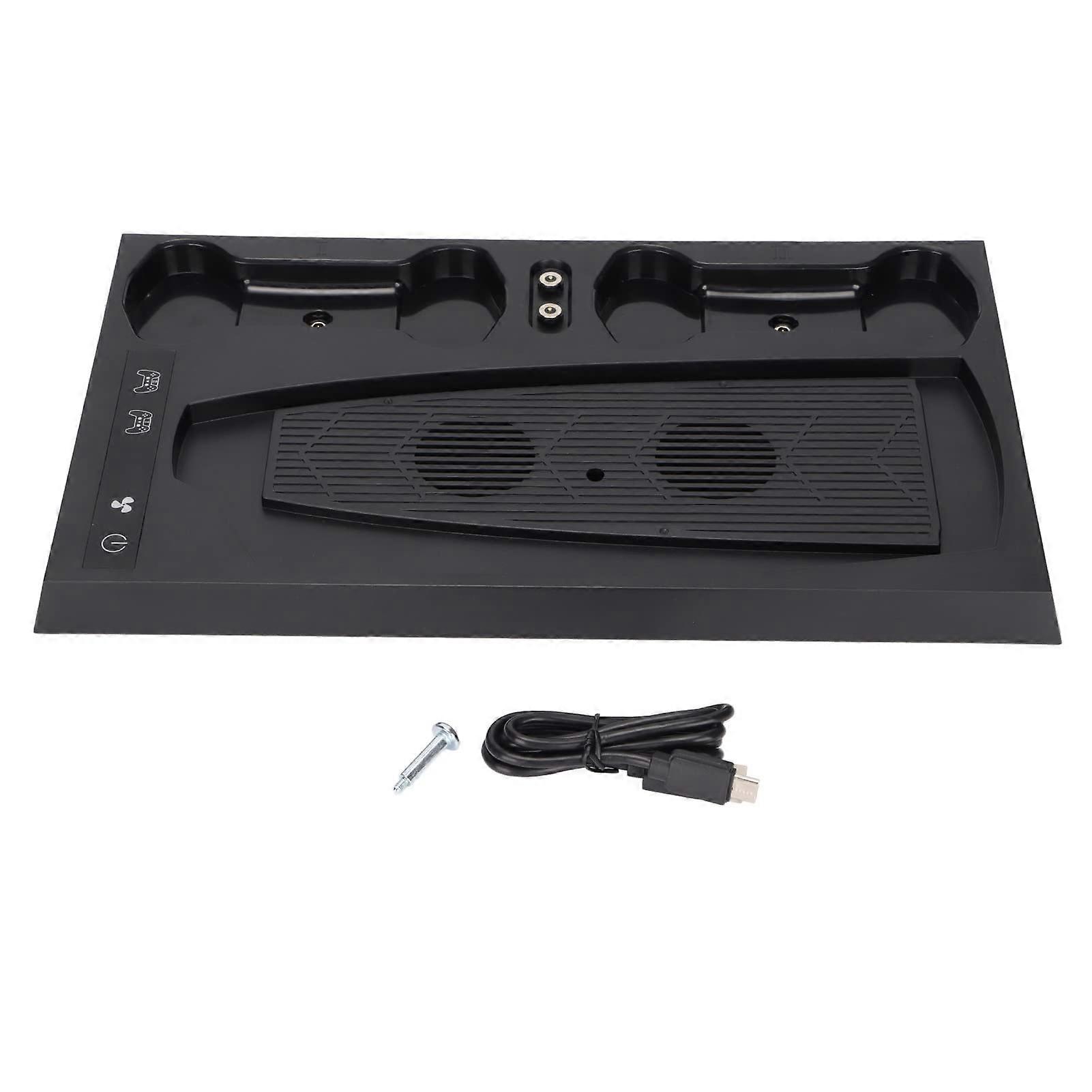Cooling Stand with Dual Controller Fast Charging Dock and USB Ports Vertical SpaceSaving Base for PS5