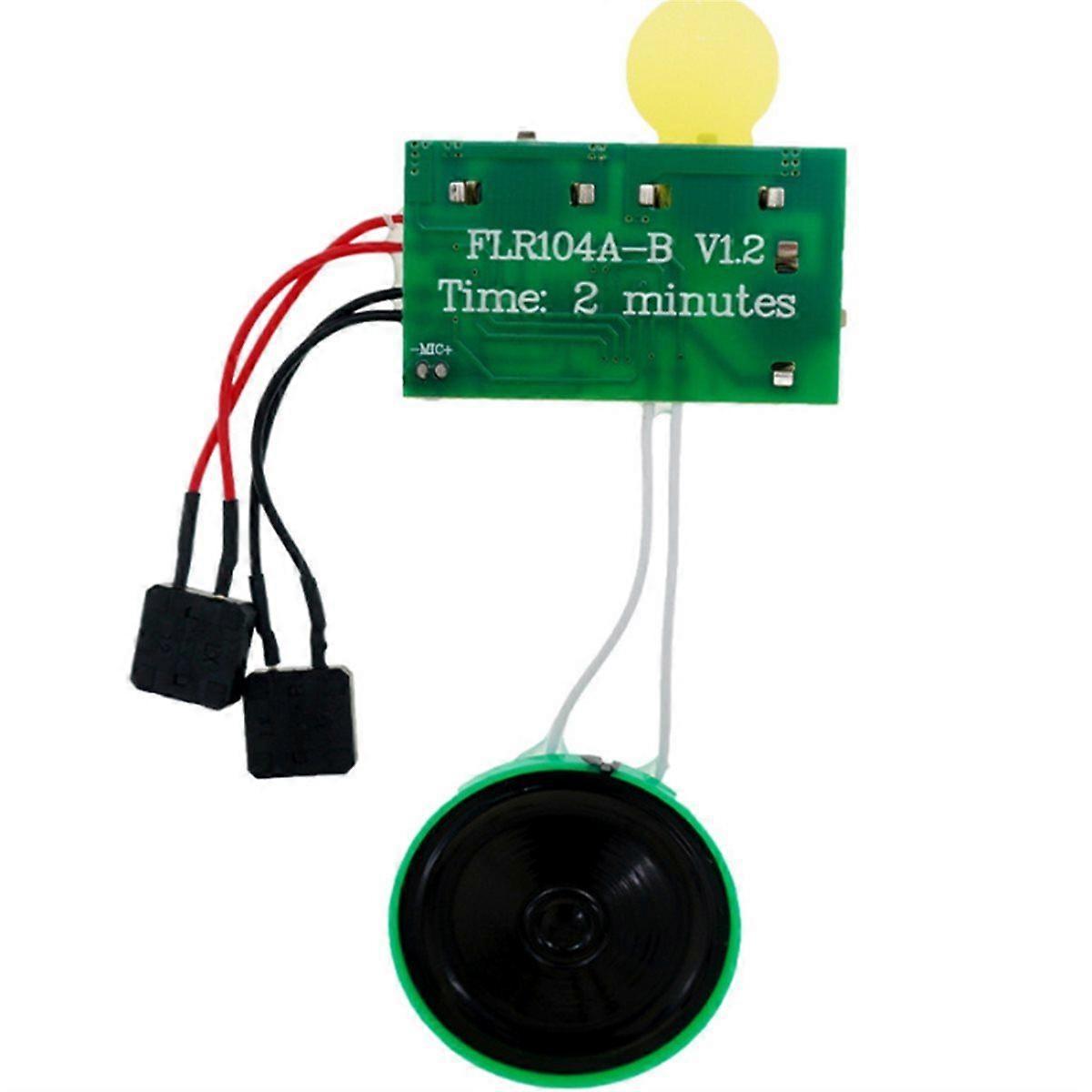 DIY Greeting Card Voice Recording Module with 120 Second Recordable Button Interactive Sound Playback