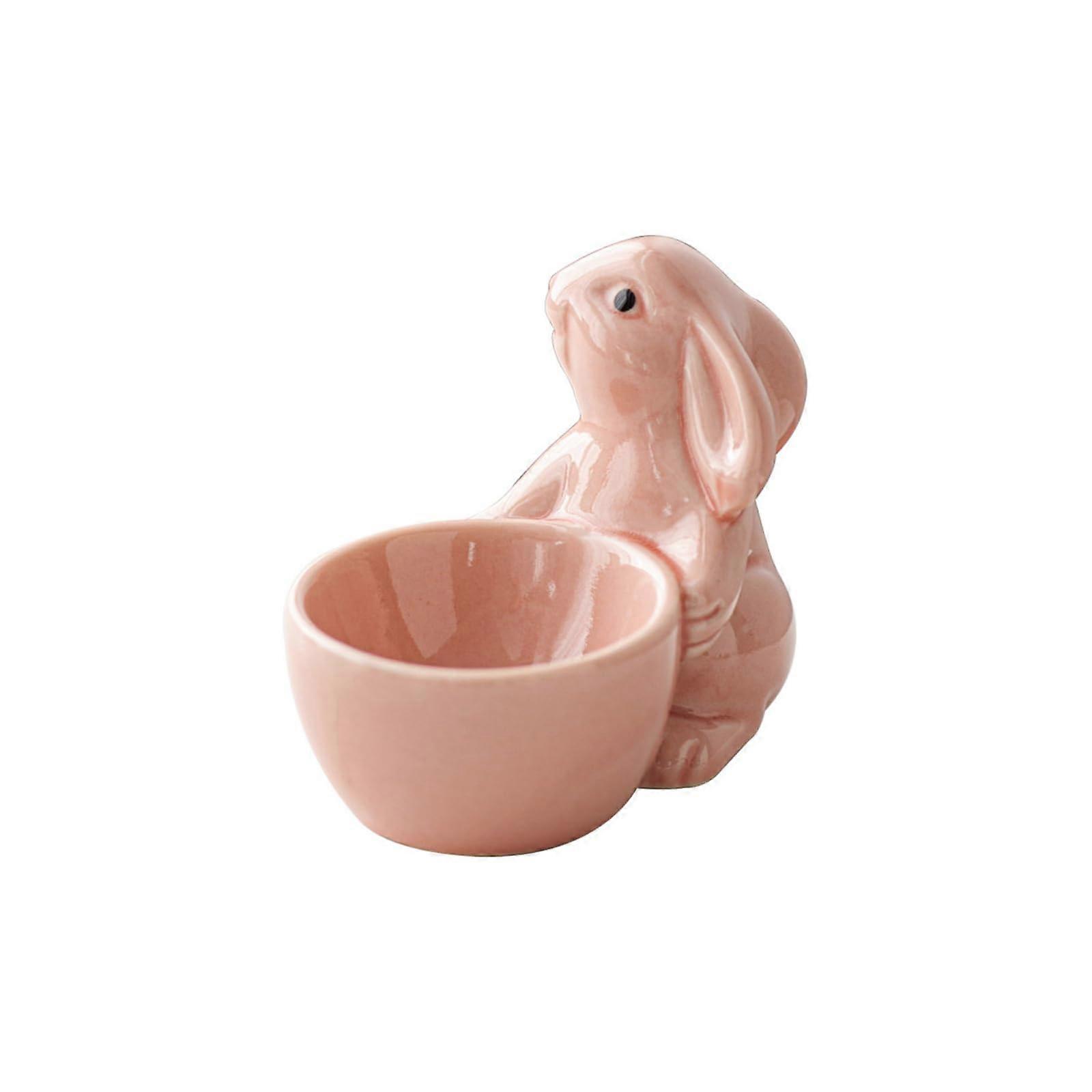 Ceramic Egg Storage Container with Safety Protection, Decorative Holder for Kitchen and Fridge