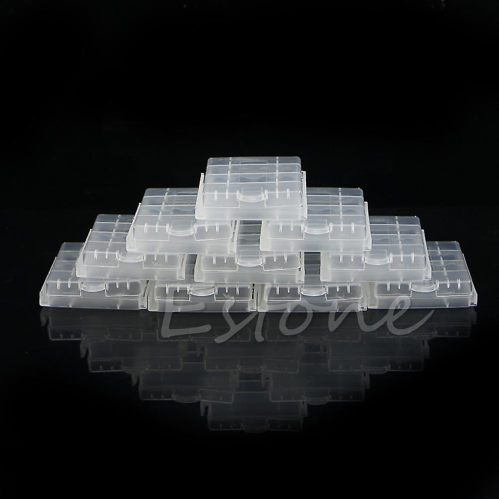 AA AAA Battery Container Storage Box DIY Batteries Clip Holder Battery for Case