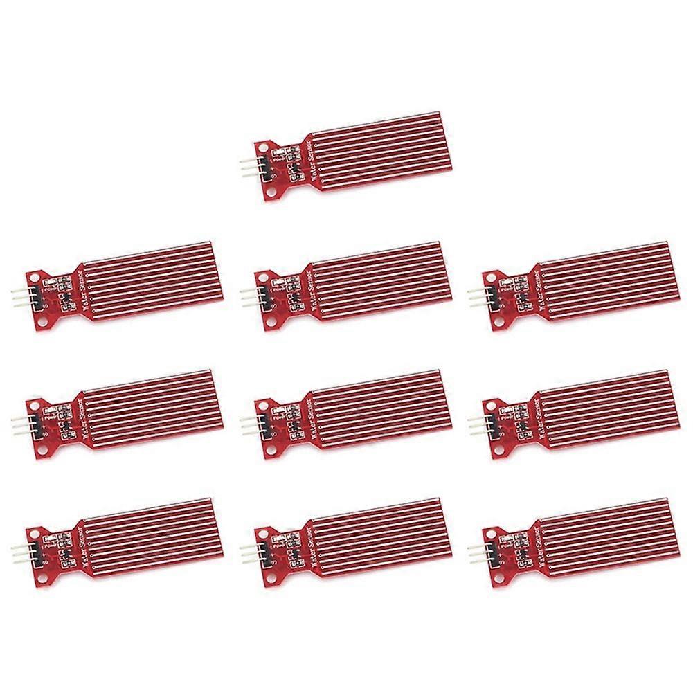 10pcs DC 3V-5V Rain Water Level Sensor Module Detection Liquid Surface Depth Height for Arduino DIY Water Sensor