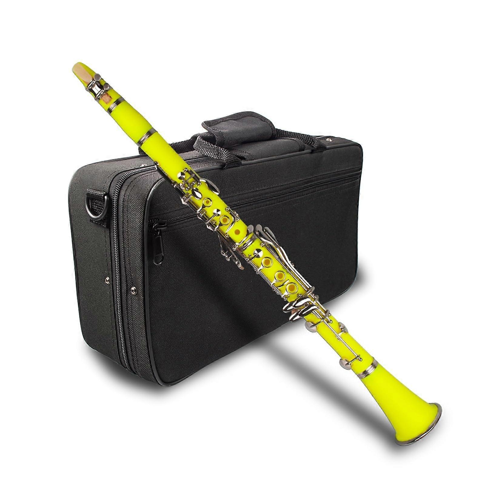 17 Keys Bb Clarinet for Beginners with Responsive Key Action, Consistent Airtight Sound and Case