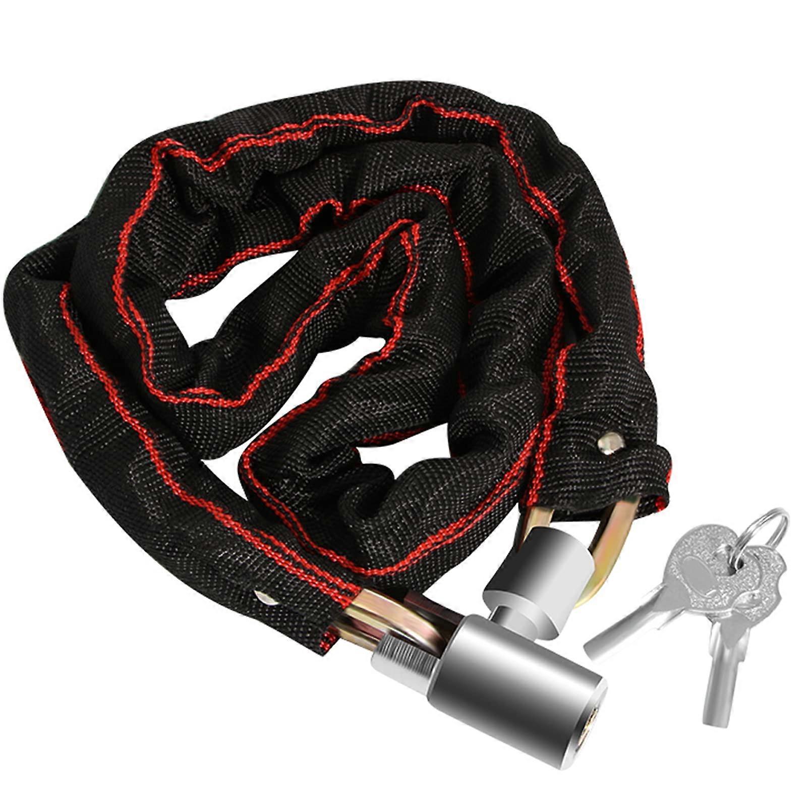 Heavy Duty Bike Chain Lock 65cm with AntiTheft Copper Core and ExplosionProof Design for Bicycle and Motorcycle Security