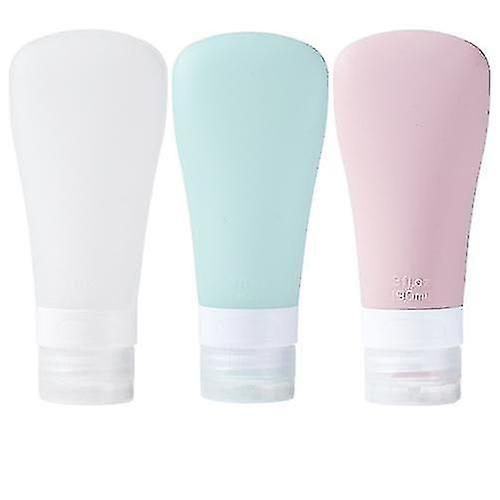 3 Silic Bottles Empty Travel Bottle