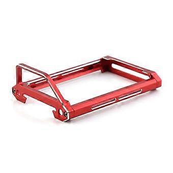 Copertura protettiva in alluminio antiurto rossa per il telaio del trasmettitore FlySky NB4 Noble RC