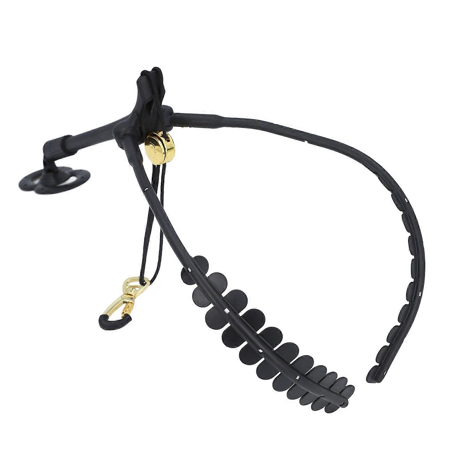 Adjustable Double Saxophone Shoulder Strap with Balanced Padded Support for Flute Practice and Performance