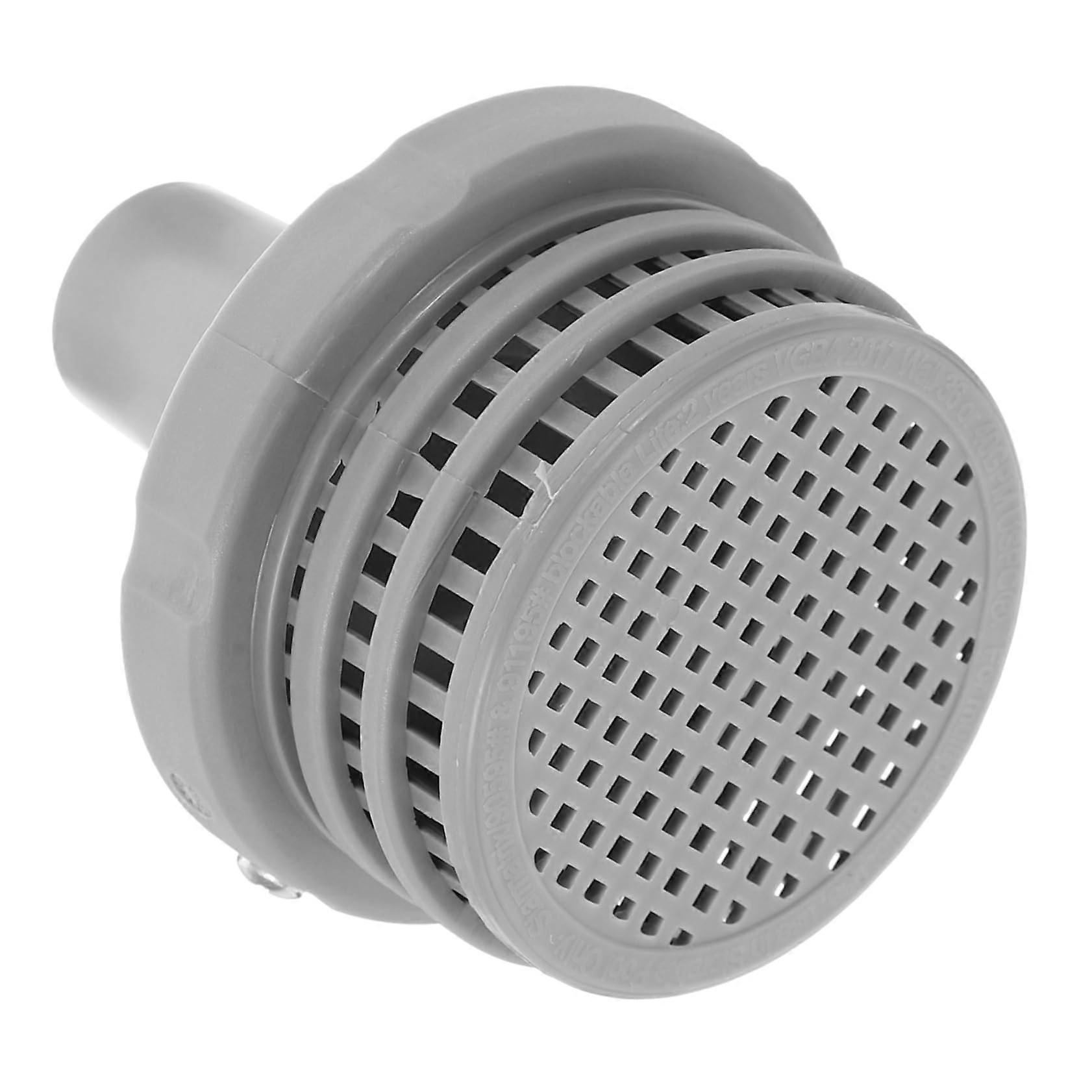 Pool Drain Valve Strainer Cap with Debris Protection for Above Ground Pool Filter Pump Replacement