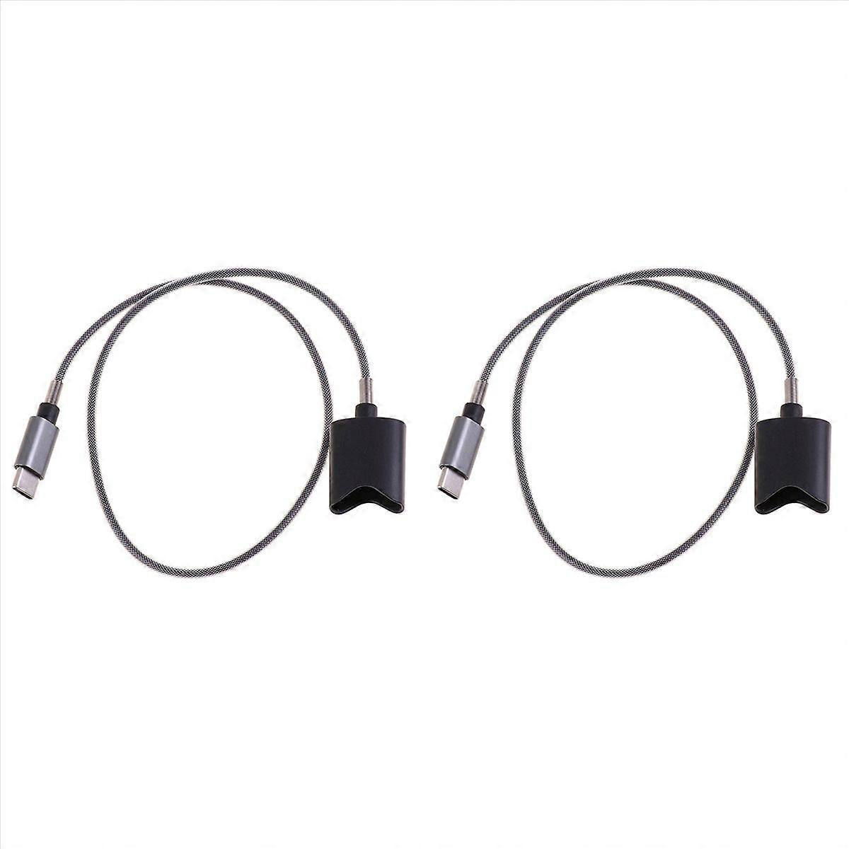 Type C Interface Charging Cable for 45cm (Gray Type-C)