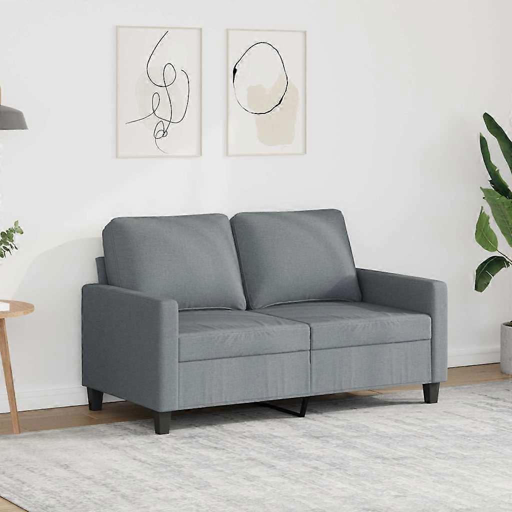 2-Sitzer-Sofa Hellgrau 120 cm Stoff, SKU: 359155