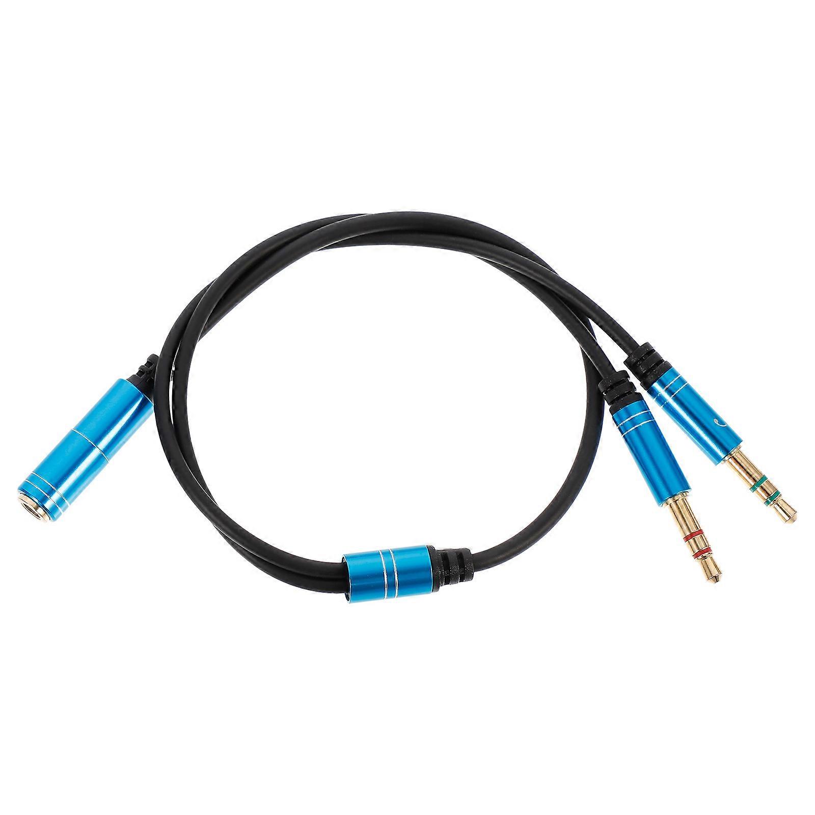Headphone Splitter Mic and Audio Function Cable for Computer
