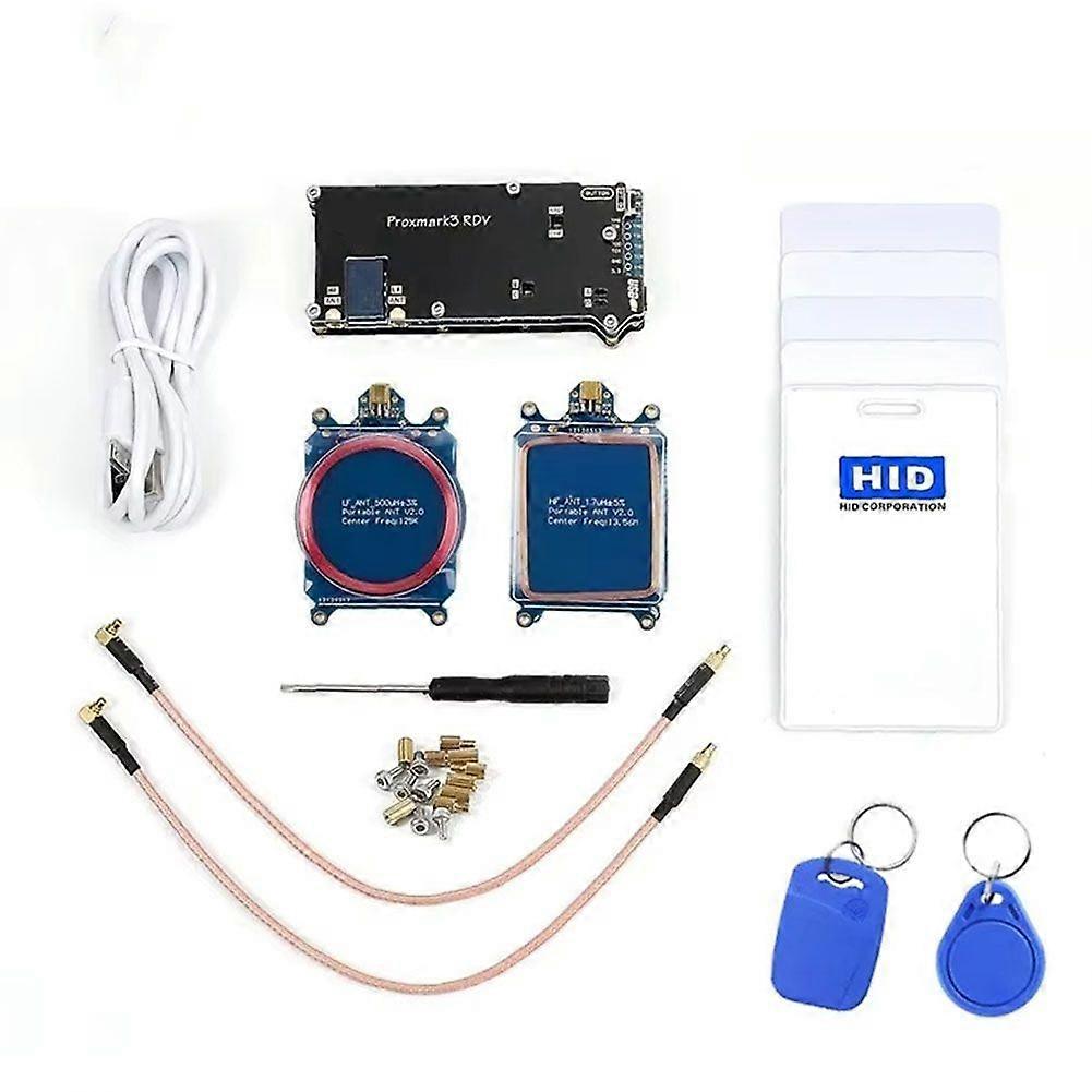 NFC 125KHz 13.56MHz Reader Writer Duplicator RFID Proxmark3 RDV2 512k Memory PM3 DEV Encoder Develop Suit Programmer