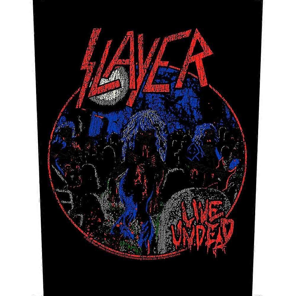 Slayer Live Undead Band Logo Back Patch