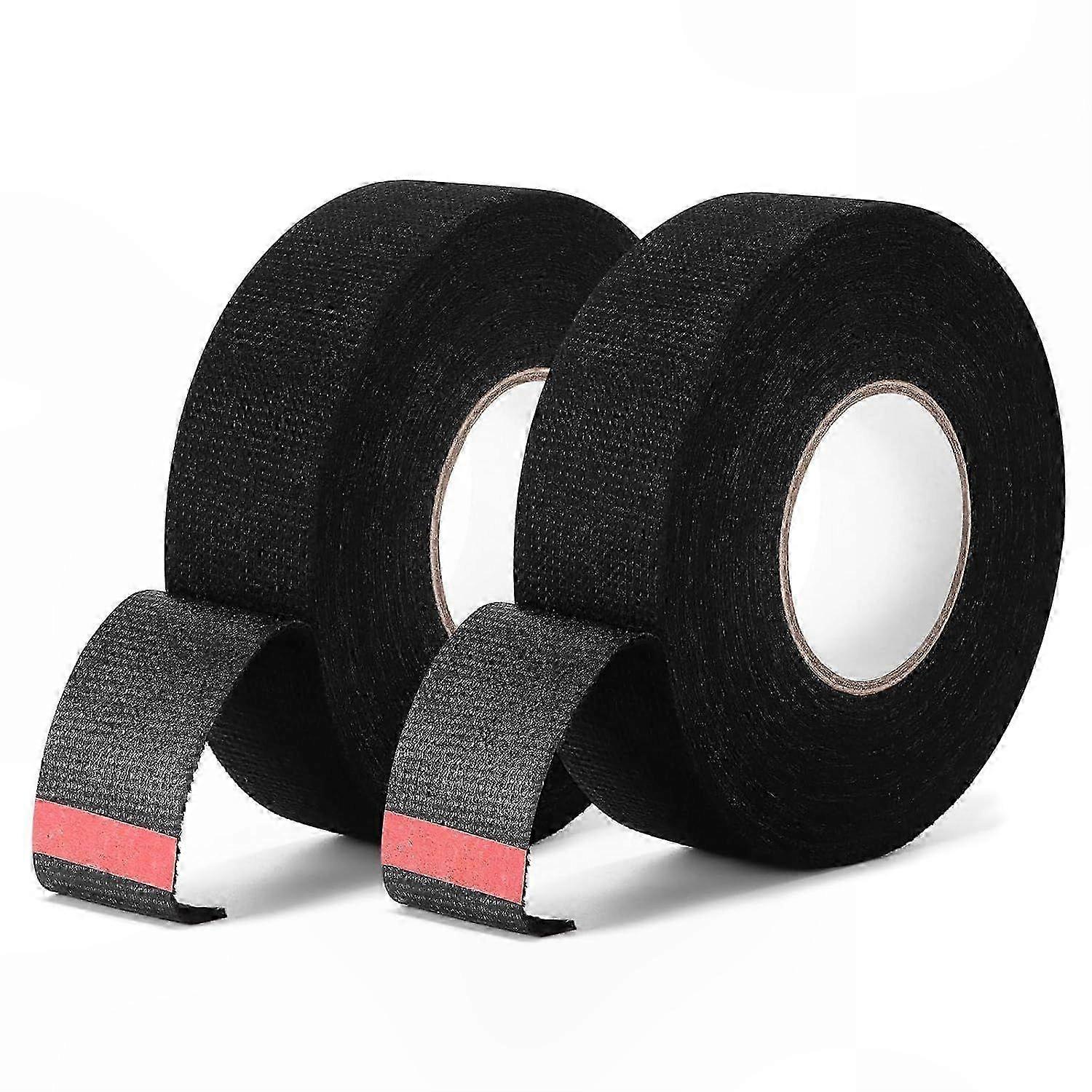 High-Temperature Fabric Electrical Tape, 2-Pack Adhesive Wire Harness Solution