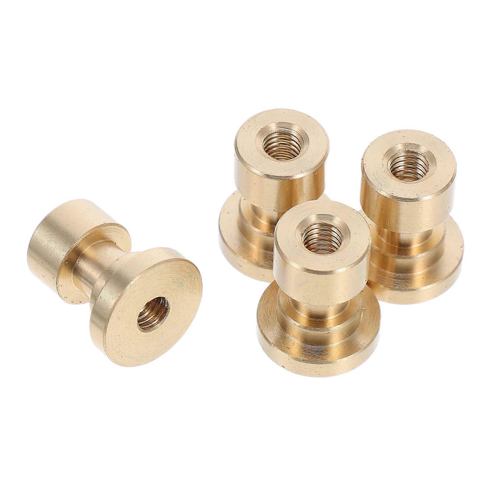 Crystal Glass Cabinet Knobs Brass Handles for Kitchen Bathroom 8Pcs