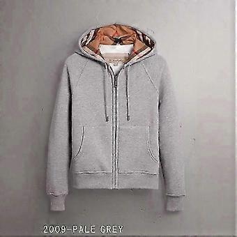 High Quality British Style Hooded Pullover for Men and Women, Full Zip Cardigan Jacket