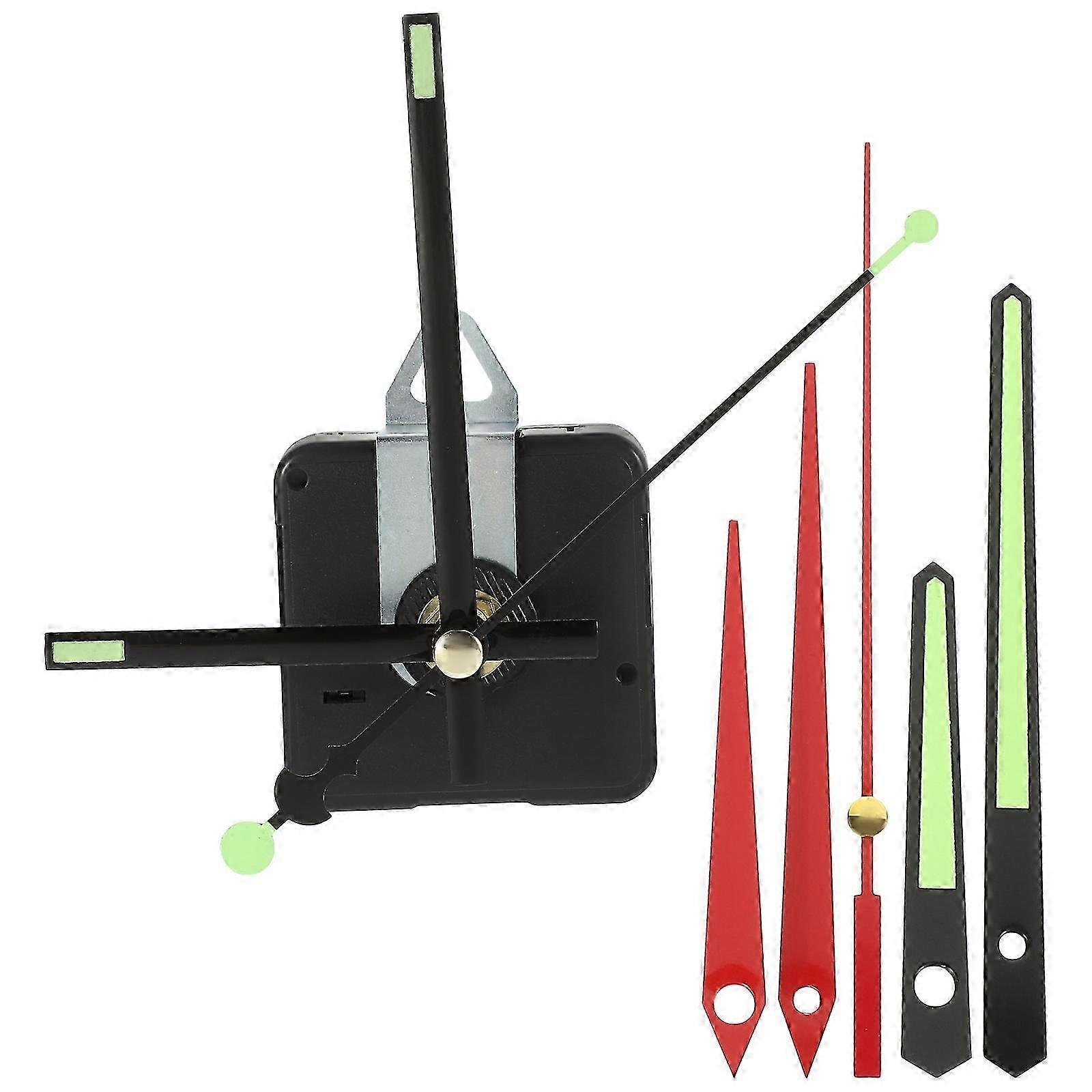 Replacement Clock Movement Pendulum Set for Clock Repair 1Set with Assorted Color Hands