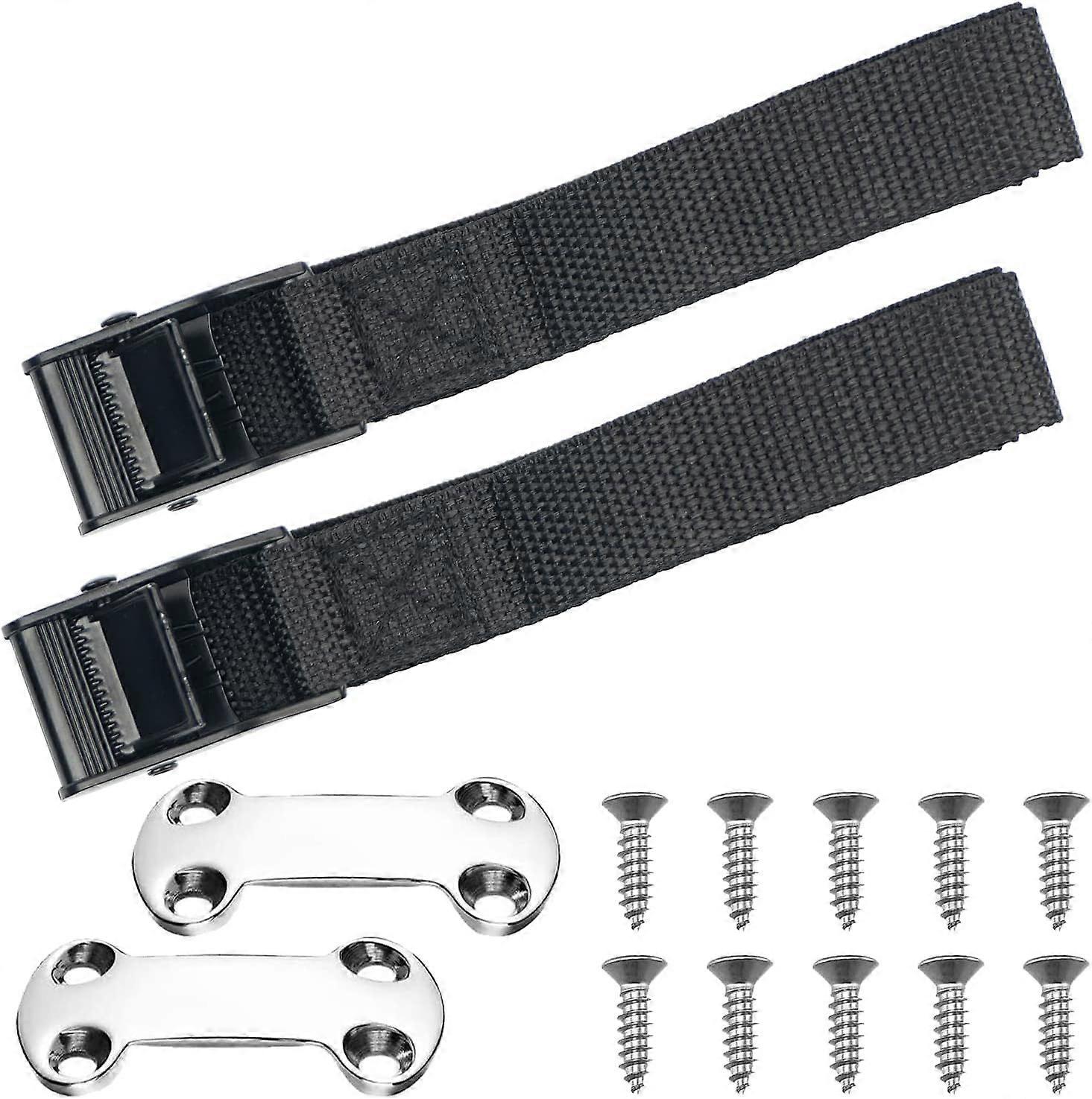 The refrigerated container securing kit includes securing straps for YETI RTIC