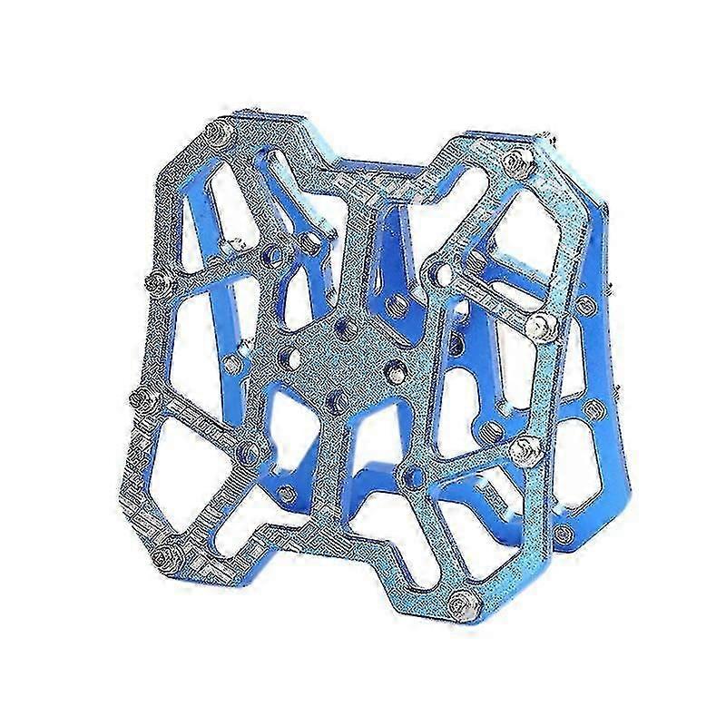 Eslnf 1 Pair Clipless Pedal Platform Adapters For Spd Pedal Blue