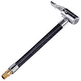 Bike Motorcycle Car Tire Air Inflator Hose Inflatable Tube Hose Tire Valve Connect Pipe Connection Air Chuck Inflator Compressor Pump Extension Hose A