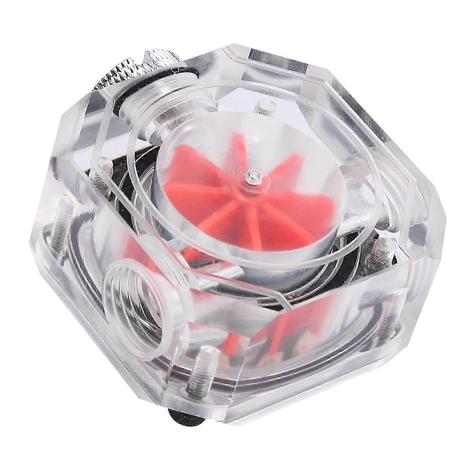 Flowmeter WaterCooling System Square Transparent Hard Tube Split Computer Accessories G1/4