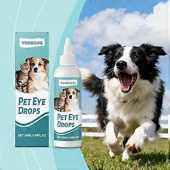 Pet Eye Drops for Dogs Cats Tear Stain Infection Care