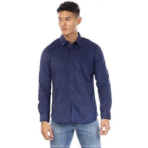 Peter Werth Mens Corduroy Collared Regular Shirt