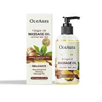Óleo essencial do corpo vegetal (óleo de gengibre), óleo essencial de massagem hidratante e hidratante corporal