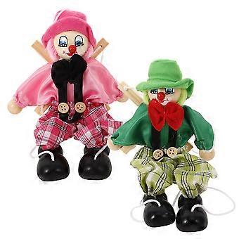 2Pcs Piraten Marionette Puppet String Holz Piraten String Marionette Puppet Zeigen Spielzeug Interaktive Piraten Spielzeug
