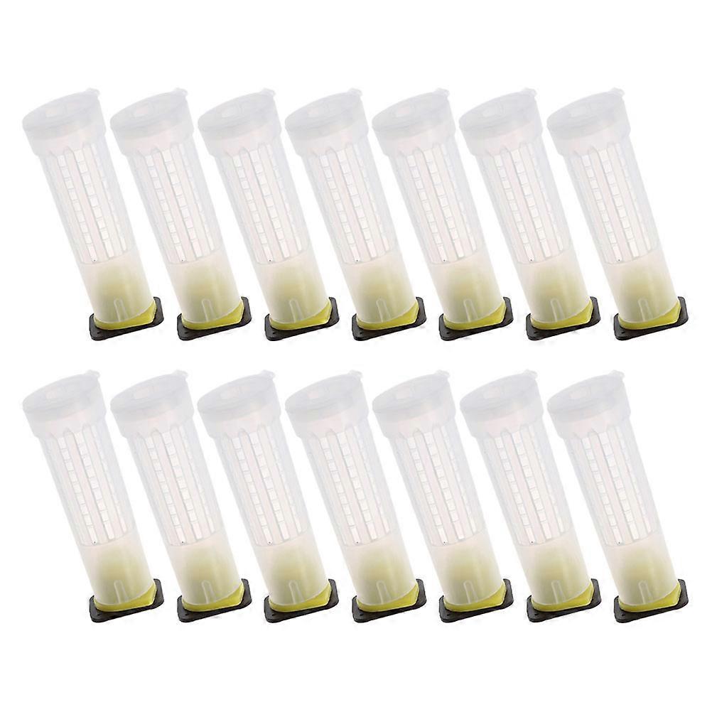 Biting Proof Roller Cage for Breeding 20Pcs Plastic Bee Beekeeping Tool
