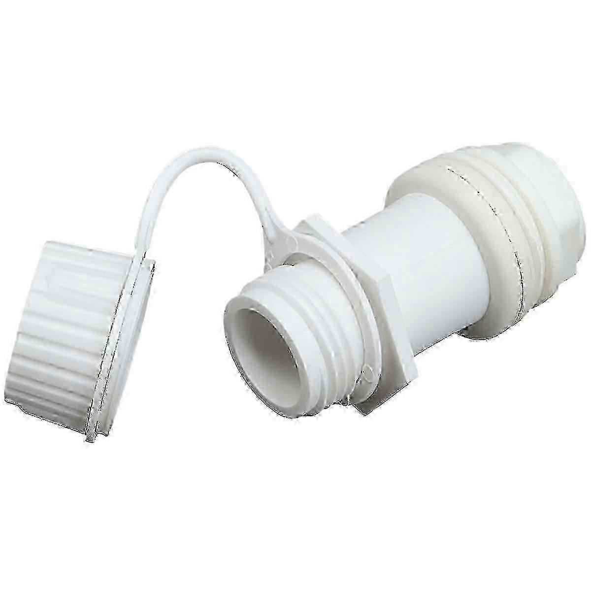 White Threaded Drain Plug Replacement for IGLOO Coolers