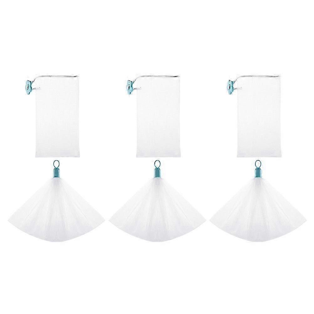 Wall Storage Soap Bubble Mesh Bags 6 Pcs PE ABS