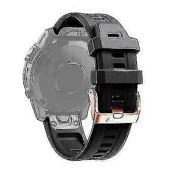 Para Garmin Fenix 5s 20mm hebilla de oro rosa correa de reloj de silicona